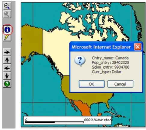 Figure 23Screenshot of HCM World Map on the Web showingthe Identify button function Screenshot of HCM WorldMap on the Web  [http://healthcybermap.semanticweb.org/world_map/]