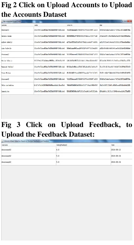 Fig 2 Click on Upload Accounts to Upload the Accounts Dataset 