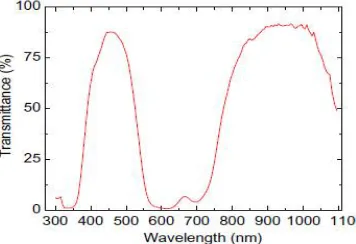 Fig. 3. Scanning electron microscopy image of a CuPc layer deposited on glass. 