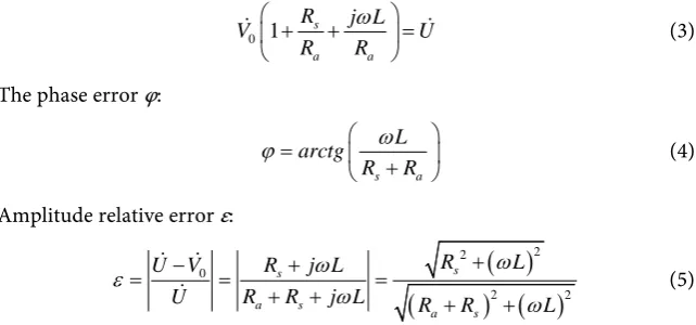 Figure 2. Equivalent circuit diagram of Electronic cur-rent transformer. 
