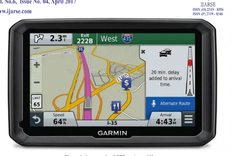 Figure 6: An example of GPS navigator [6] 