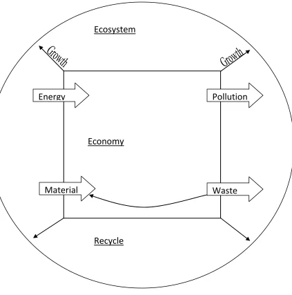 FIGURE 1.1 THE EARTH SYSTEM: ECOSYSTEM AND ECONOMY SUBSYSTEM 
