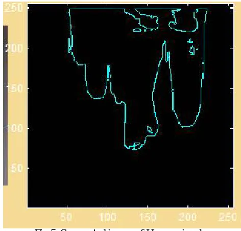 Fig.5. Segmented image of Have a nice day 