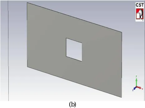 Figure 3 (a) Front view of proposed designed microstrip stepped impedance butterworth function LPF