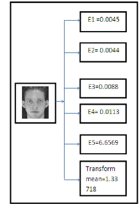 Figure (1):-values of features to 
