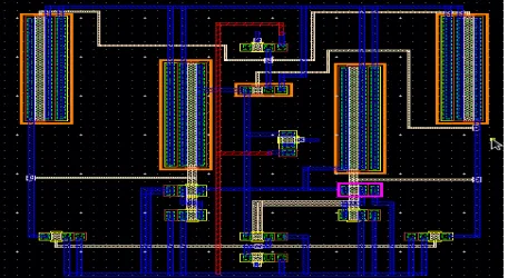 Fig 7.Layout of 15T SARM bitcell 