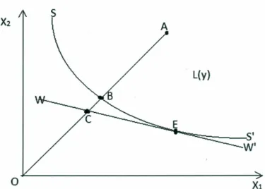 Figure 2.3 technical and allocative efficiencies