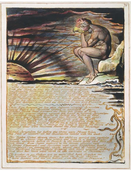 Figure 3. Jerusalem, The Emanation of the Giant Albion, copy E, object 78 (Erdman 78)