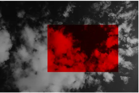 Figure 5.1: Example of cloud imagery sequence for terrestrial clouds. Here, four images from test datasequence of 7 July 2012 are shown, spanning a total of 132 s