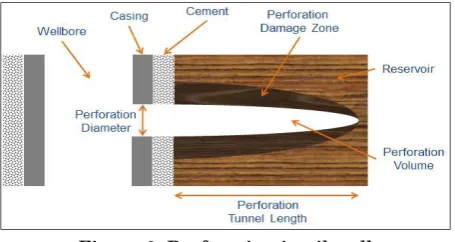 Figure 3: Perforation in oil well 