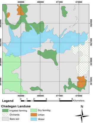 Figure 2. Landuse and land cover of the study area. 