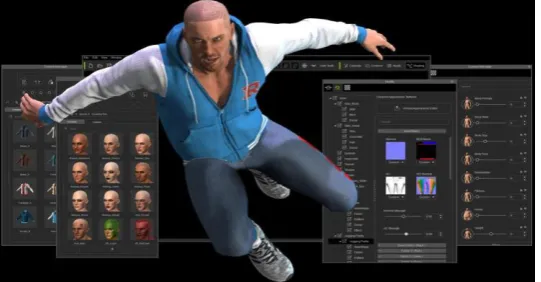 Figure 2: Character design software 