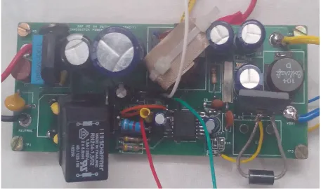 Fig. 2 Hardware implementation of the DC power supply using inno- switch 