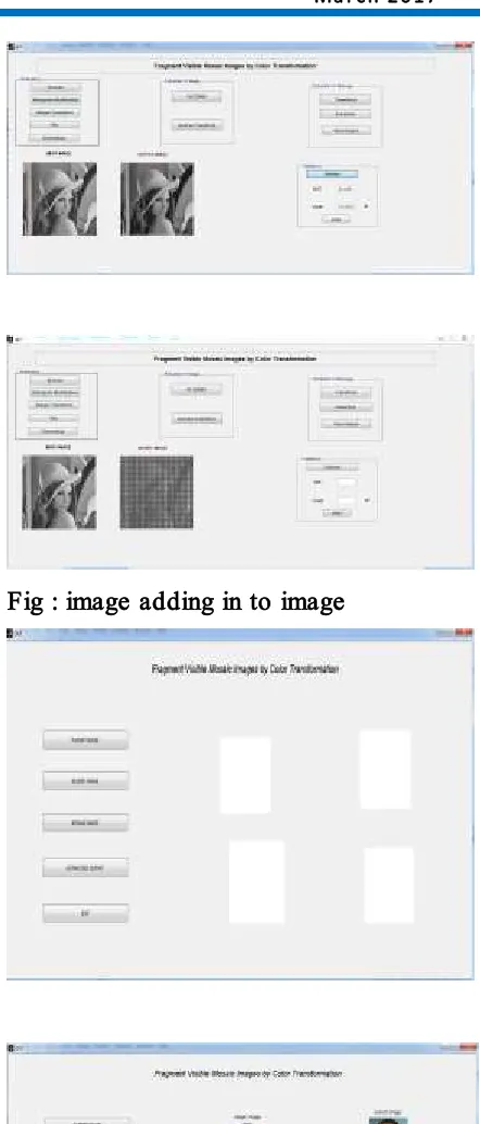 Fig : image adding in to image 