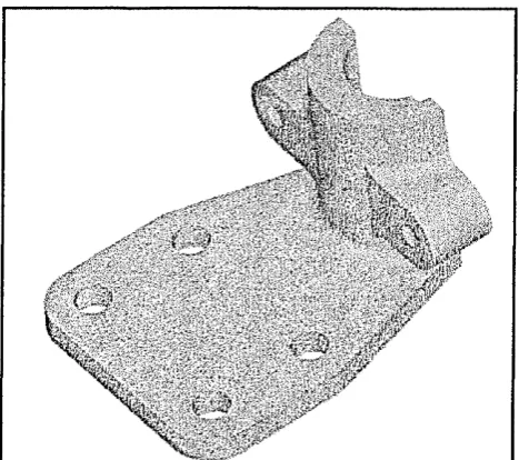Figure 1.3 Solid model of a bracket base