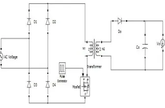 Fig . 3 Circuit Configuration Of Proposed Flyback Rectifier  