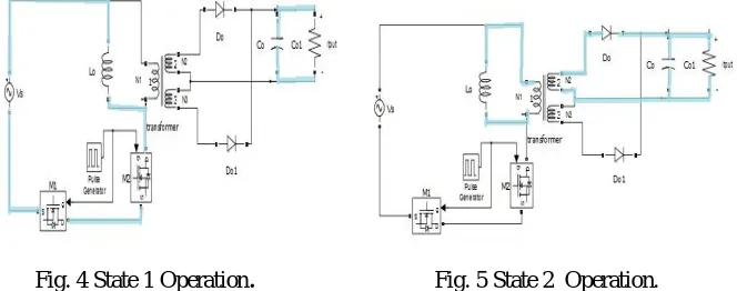 Fig. 4 State 1 Operation.  
