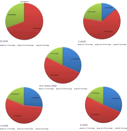 Figure 6. Age group distribution, 25 years after implementing the child policy 