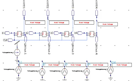 Fig 3. Proposed Low Power Clocked Pass Transistor Flip-Flop   