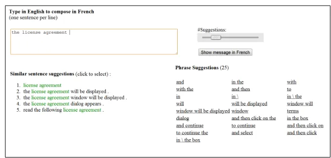 Figure 1: The user interface of the authoring tool.