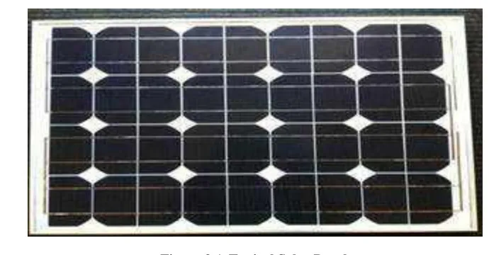 Figure 3.A Typical Solar Panel. 