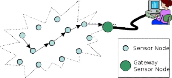 Figure 1: Wireless Sensor Network Architecture 