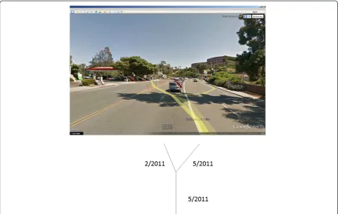Figure 4 The context of continuity. The imagery for the main segment of this road was collected during May 2011