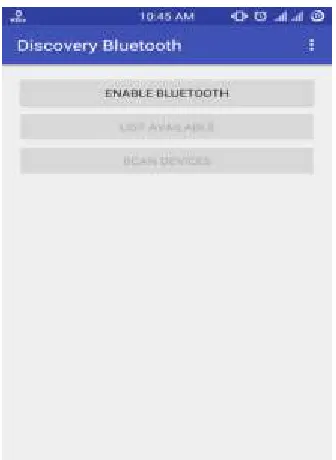 Fig 3 shows the allowance of Bluetooth On / Off. 