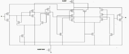 Fig 8 Topologically compressed flip-flop 