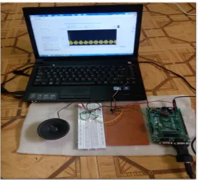 Fig 6. Complete Setup of Single channel ANC system  