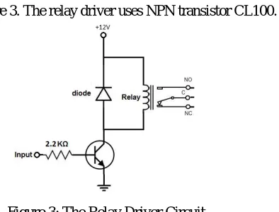 Figure 3: The Relay Driver Circuit 
