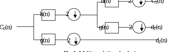Fig 1. Multi resolution Analysis 