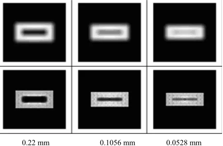 Figure 4. The uniform ring-type pinhole imaging and image reconstruction.  