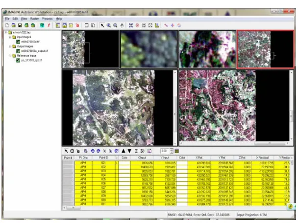 Figure 6. TM and HJ automatically extract feature.  