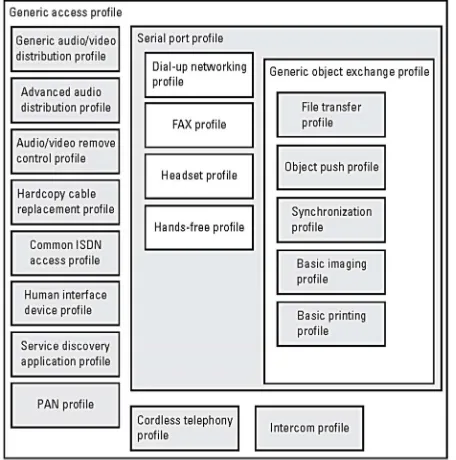 Figure 3. Bluetooth profiles. 