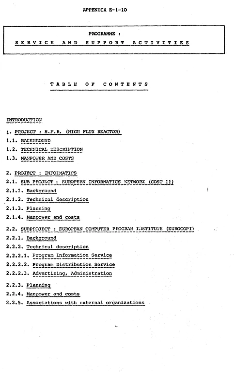 TABLE OF CONlrENTS
