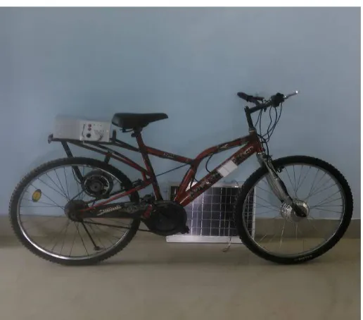 Figure 5: completed electric bicycle 