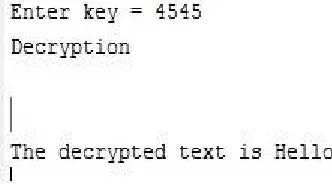 Fig 8- Dialogue box asking for the text to enter for encryption.   
