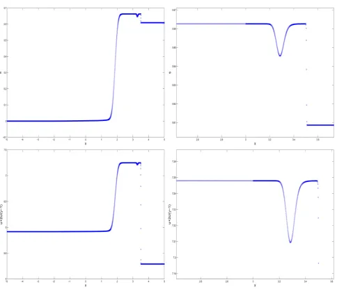 Figure 11 shows the 1-Riemann invariants for this initial value problem. We  