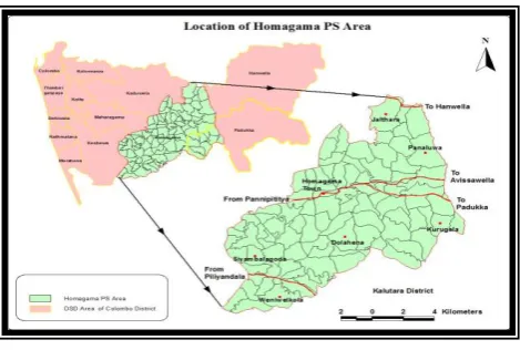 Figure 1: Location of case study  area 
