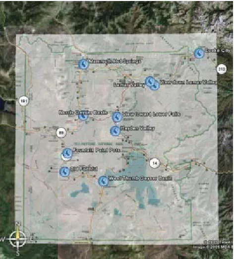 Figure 3. 3 representation of a location, combining both the original representation and the overlay.A map overlay