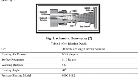 Fig. 1: schematic flame spray [2] 