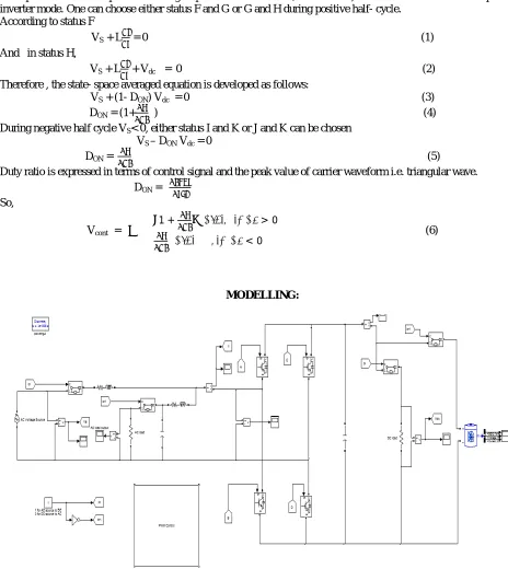 Fig 4  Model of proposed bidirectional ac/dc PWM converter with feedforward neural network control  