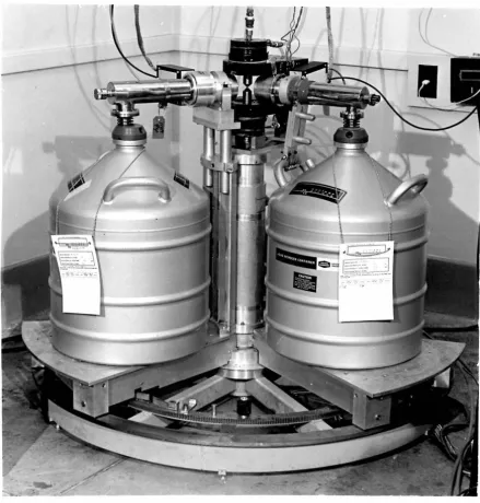 Figure 3 · The correlation t a ble ut i l izing two Ge(Li) detectors. The r adioactive s ource is fixed between the po l e tips of t he 