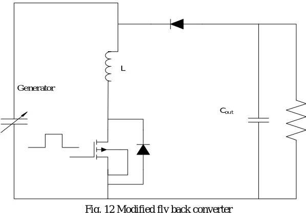 Fig. 12 Modified fly back converter 