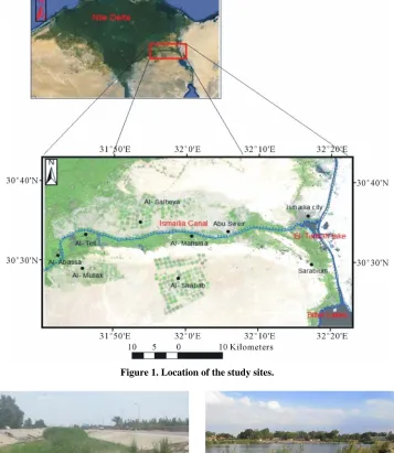 Figure 1. Location of the study sites. 