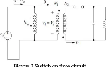 Figure 3 Switch on time circuit  
