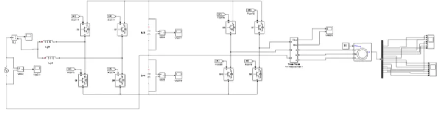 FIG 5.1 Four Leg Inverter 