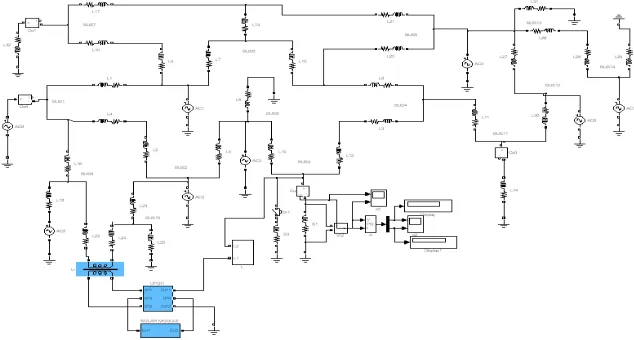 Fig. 8 shows the occurrence of voltage sag at 0.3 second and compensation of the sag at 0.4 second by implementing the proposed technique