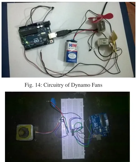 Fig. 14: Circuitry of Dynamo Fans   
